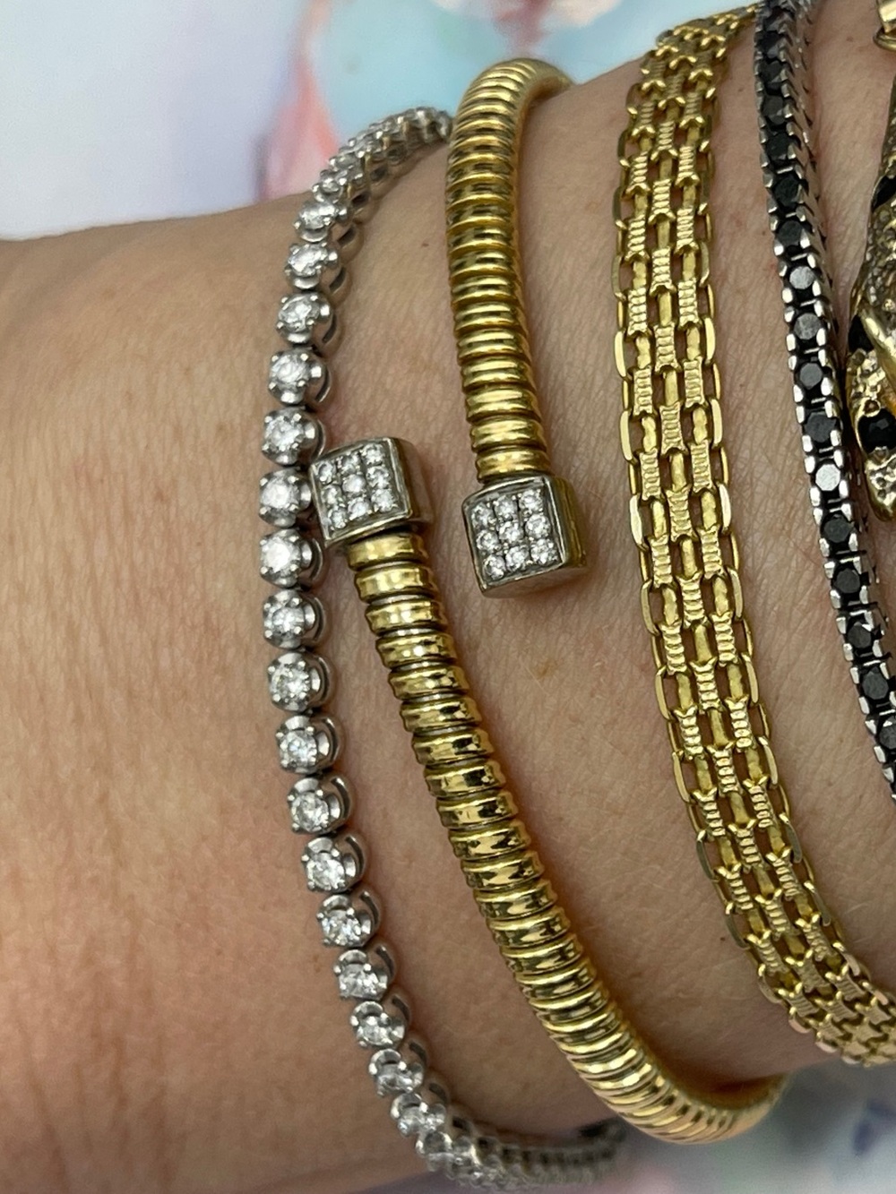 White Gold tennis bracelet